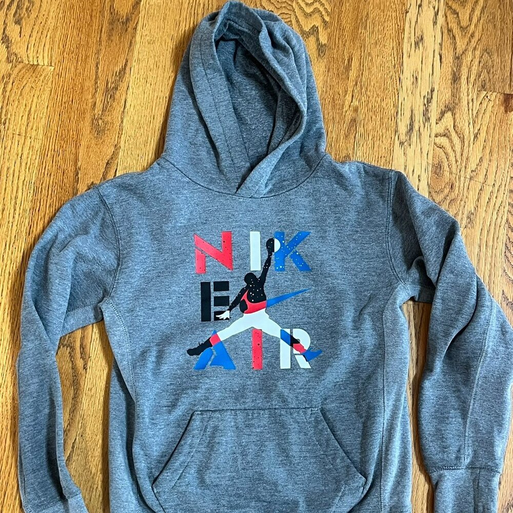 Boys Nike Jordan Hooded Sweatshirt (Youth L)